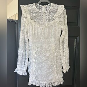 Just Me Lace Long Sleeve Dress